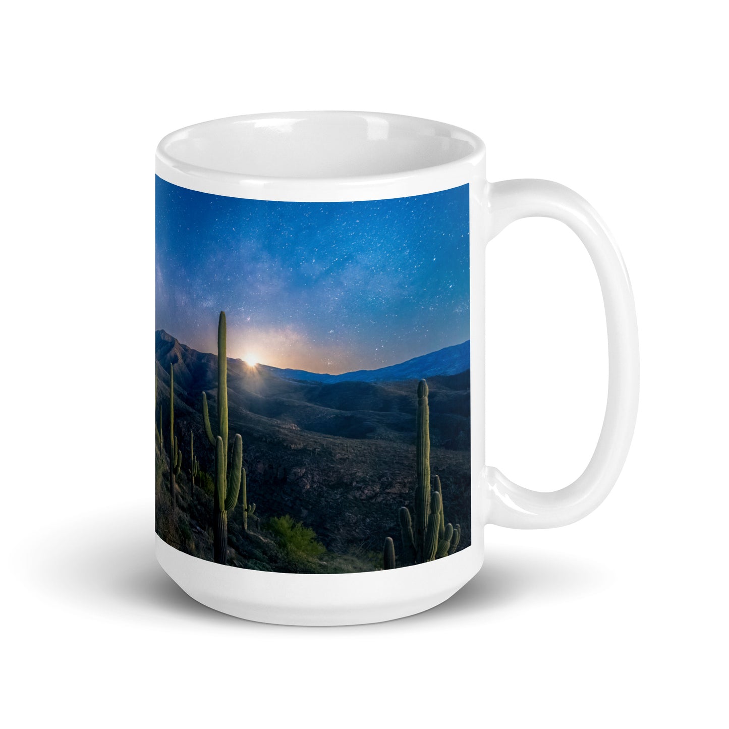 Morning Milkyway by Sean Parker Photography | White glossy mug