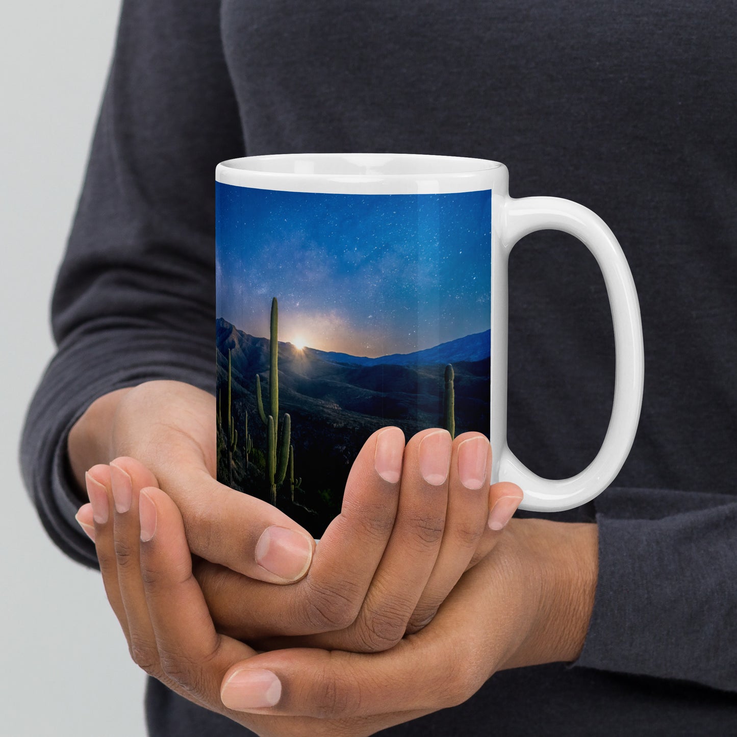 Morning Milkyway by Sean Parker Photography | White glossy mug