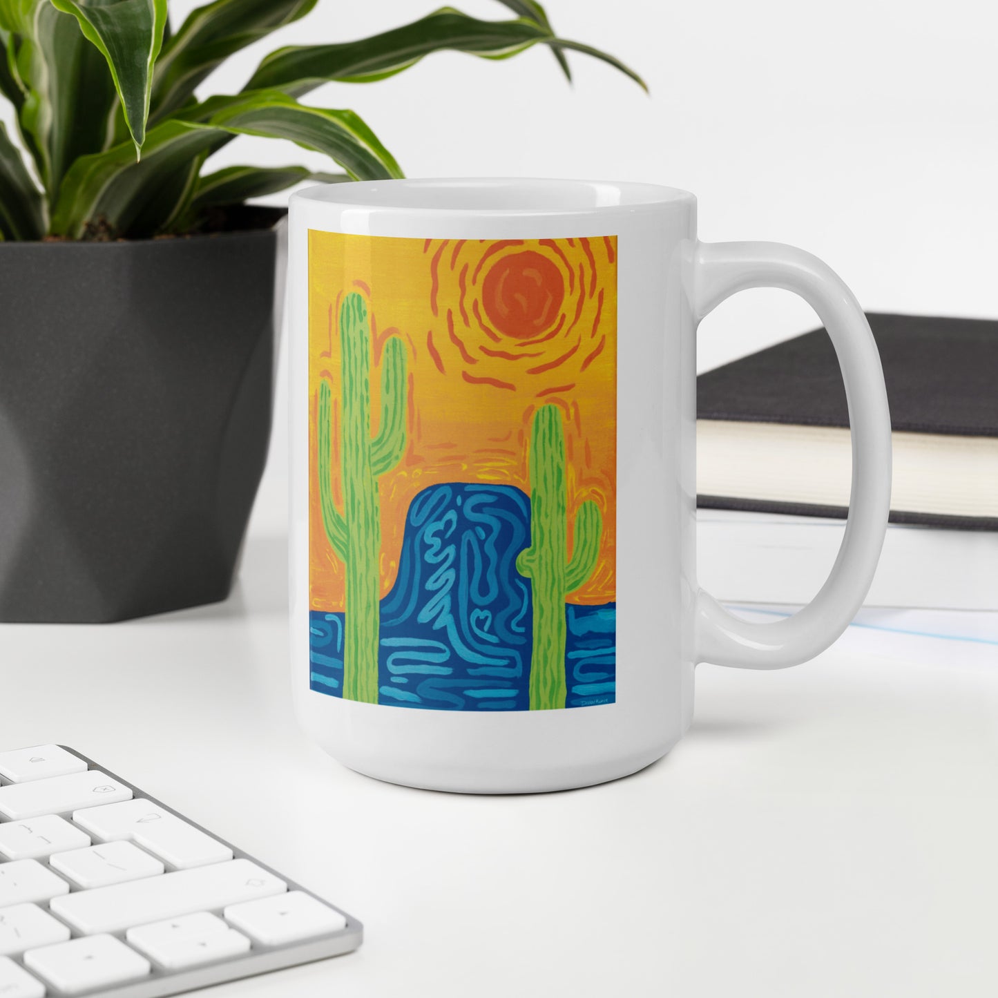 Sedona by Darby Hunter | White glossy mug