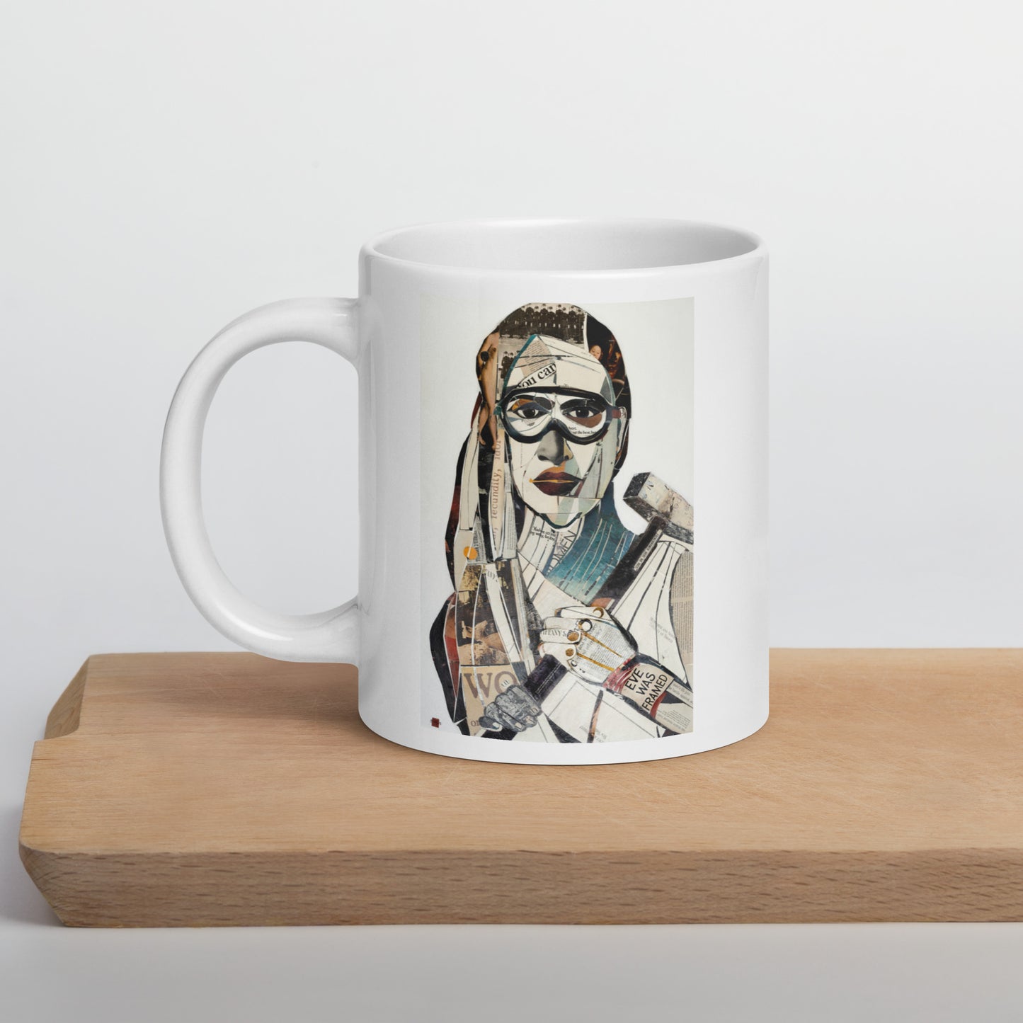 Glass Ceiling by Amy Bumpus | White glossy mug