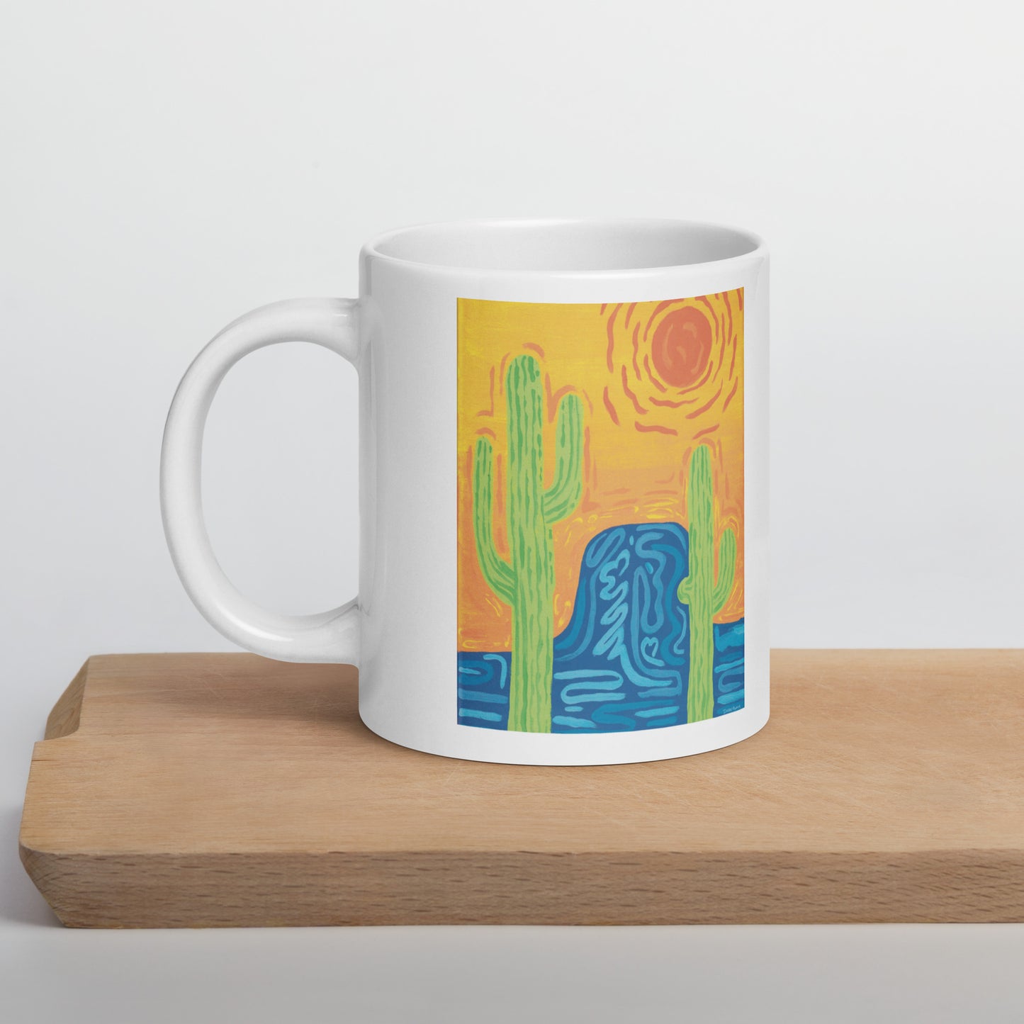 Sedona by Darby Hunter | White glossy mug