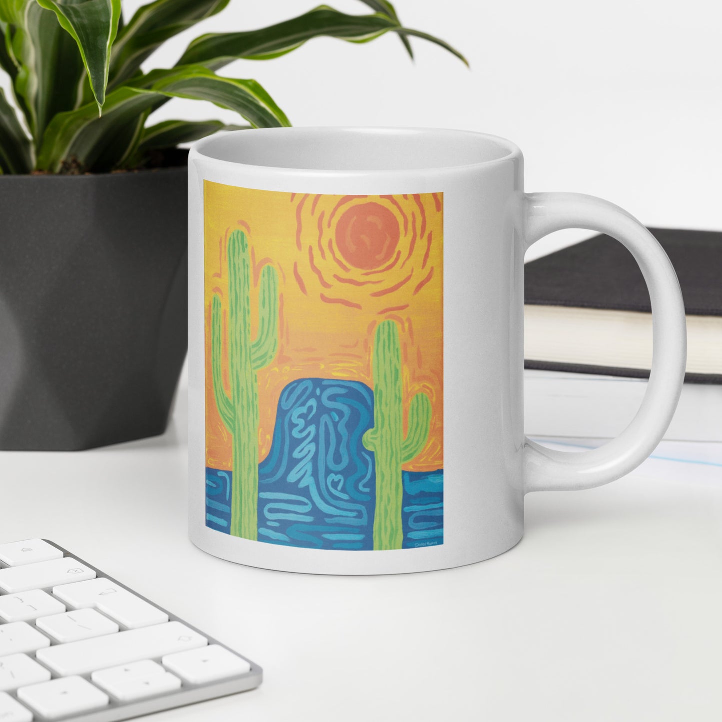 Sedona by Darby Hunter | White glossy mug