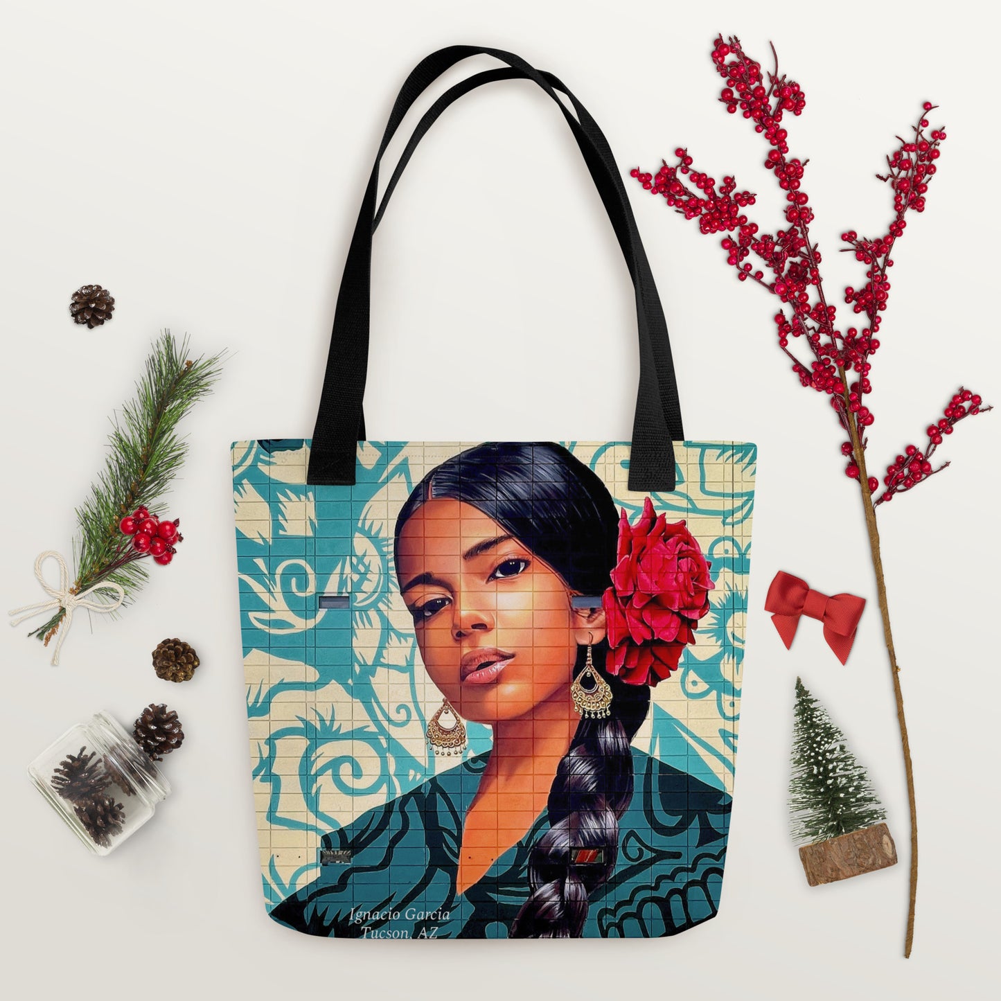 Empowered Woman Mural by Ignacio Garcia | Tote bag