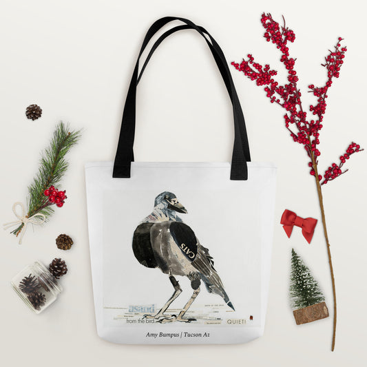 Birds Words by Amy Bumpus | Tote bag