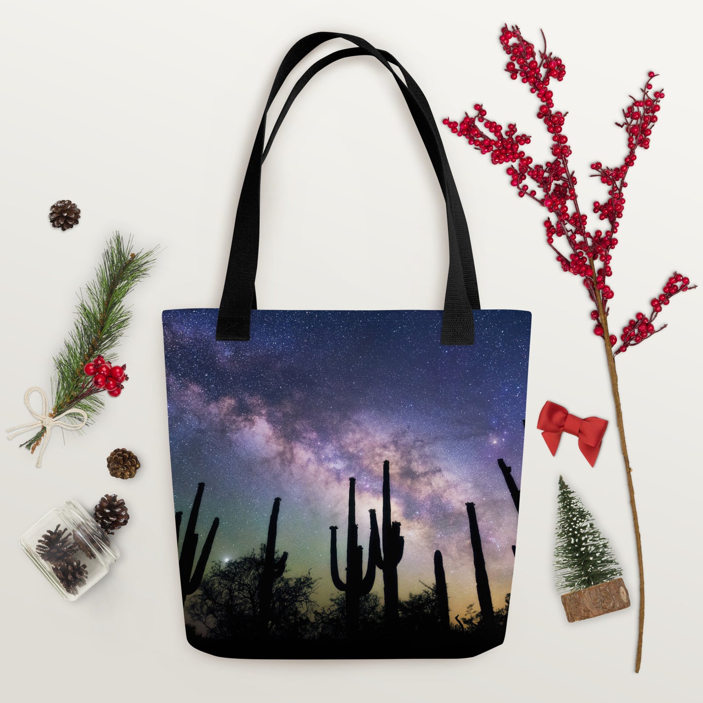 Saguaro Starlight by Sean Parker Photography | Tote bag