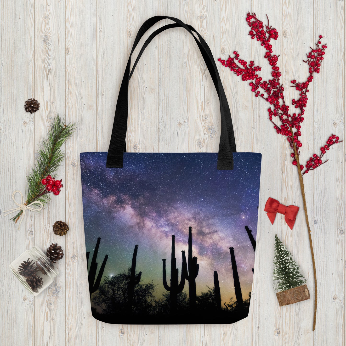 Saguaro Starlight by Sean Parker Photography | Tote bag