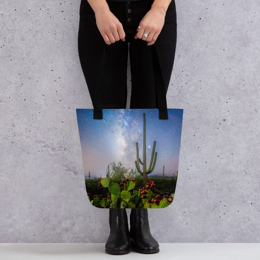 Milkyway Prickly Pear by Sean Parker Photography | Tote bag