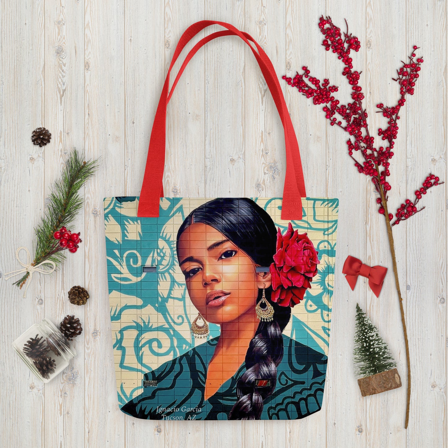 Empowered Woman Mural by Ignacio Garcia | Tote bag