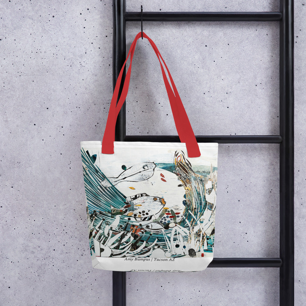 Seas Trees by Amy Bumpus | Tote bag