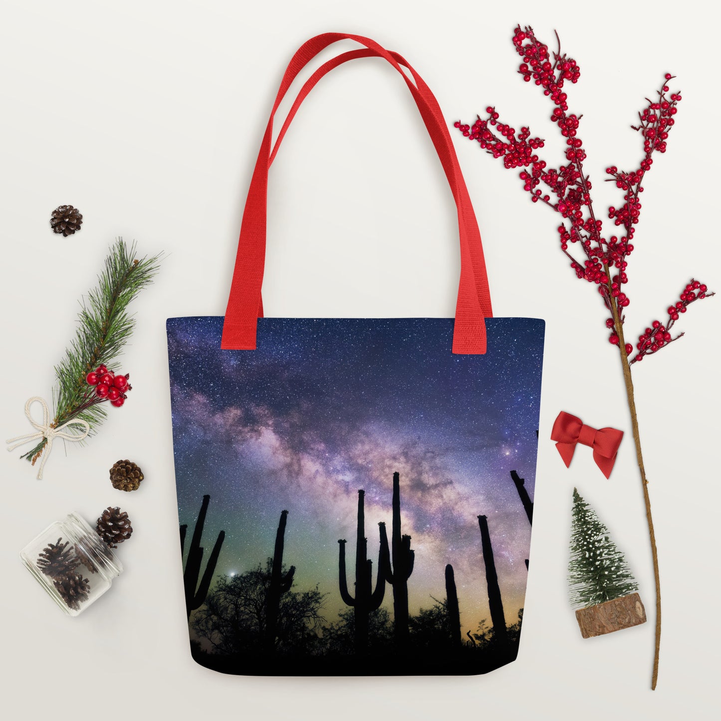 Saguaro Starlight by Sean Parker Photography | Tote bag