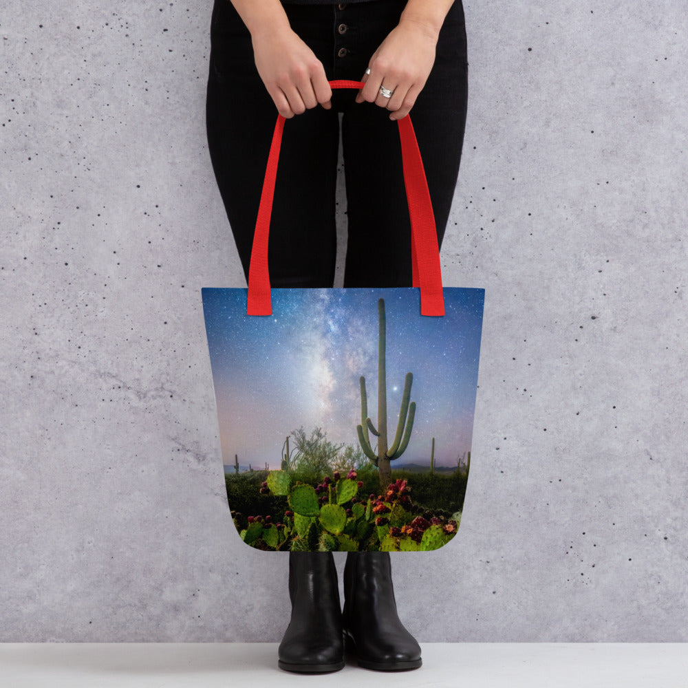 Milkyway Prickly Pear by Sean Parker Photography | Tote bag