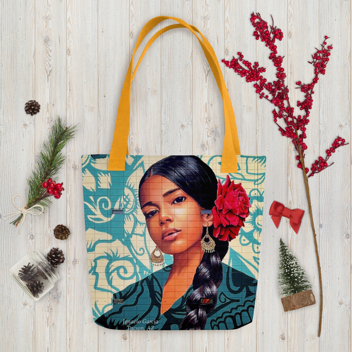 Empowered Woman Mural by Ignacio Garcia | Tote bag