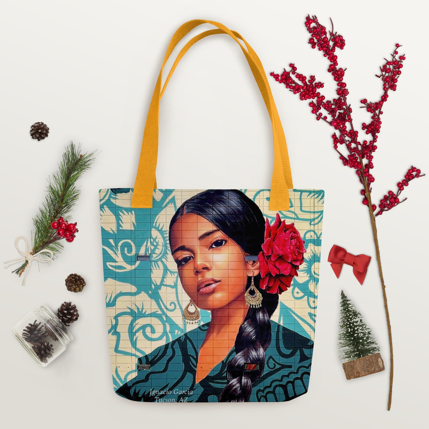 Empowered Woman Mural by Ignacio Garcia | Tote bag