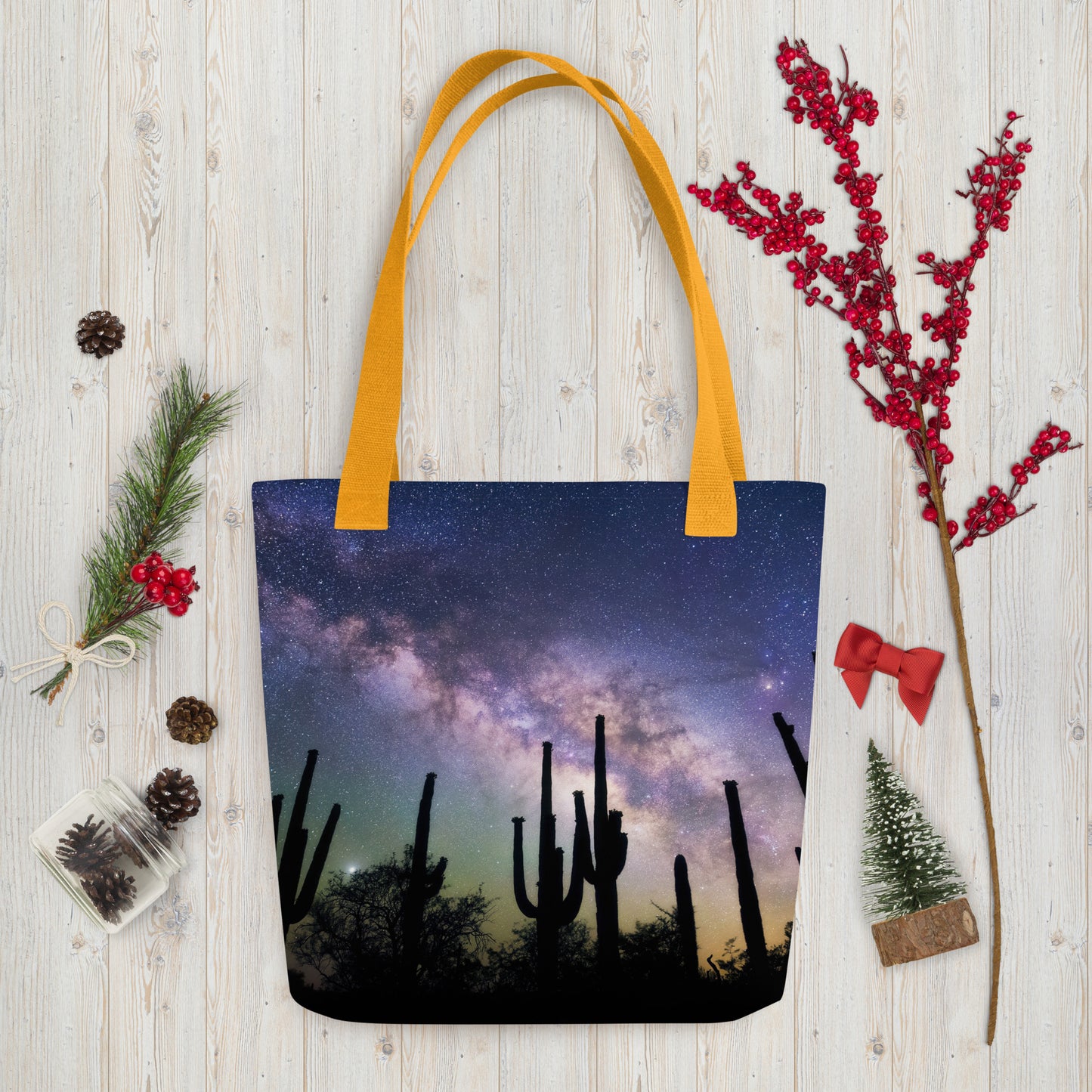 Saguaro Starlight by Sean Parker Photography | Tote bag