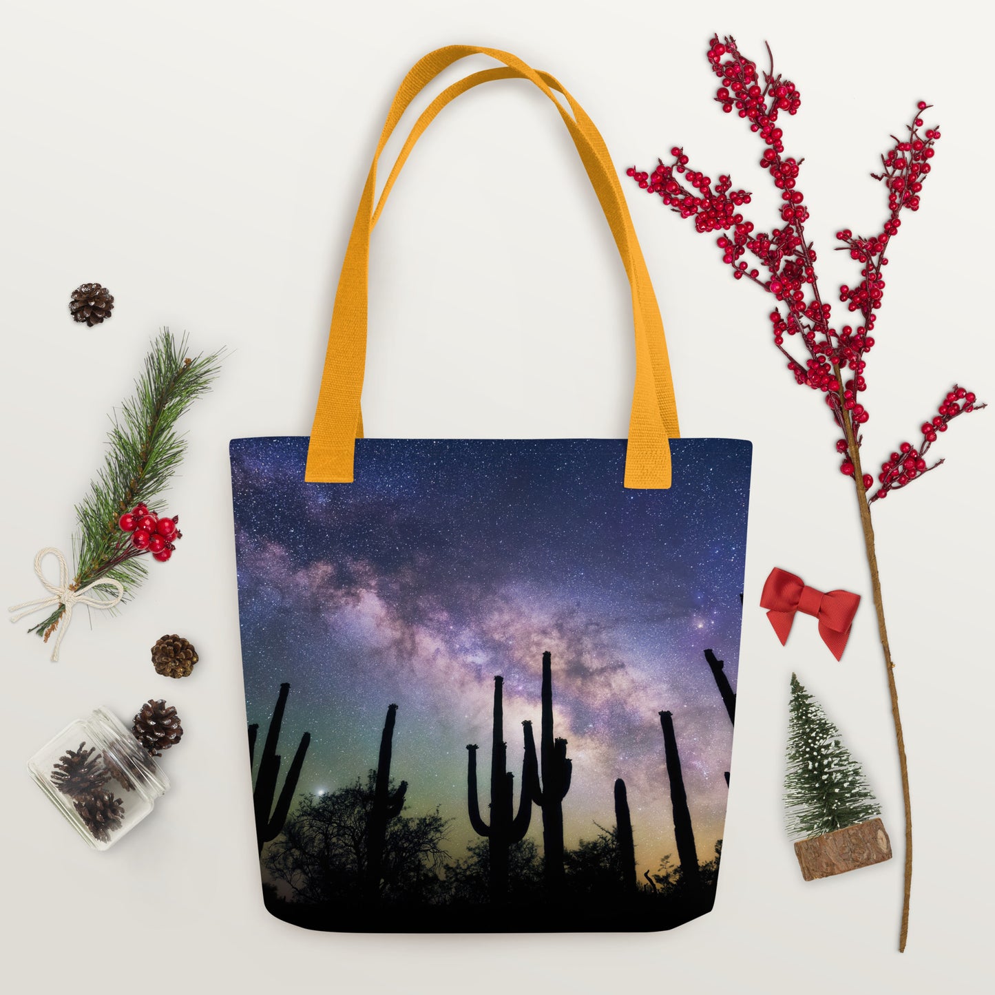 Saguaro Starlight by Sean Parker Photography | Tote bag