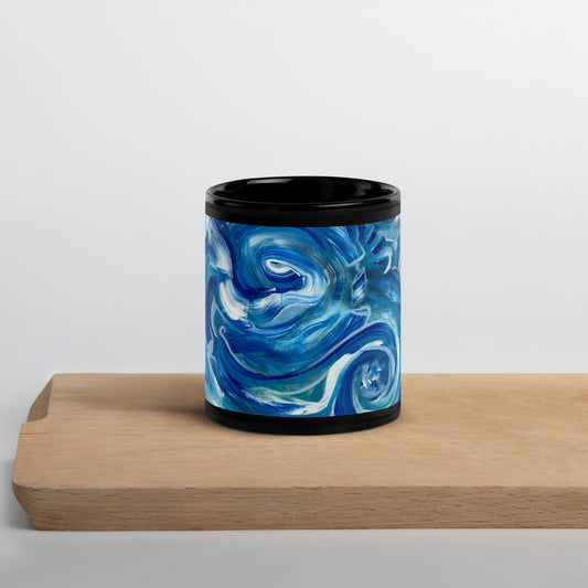 Wind by Tyler Bentley | Black Glossy Mug