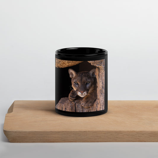 Cruz by Leslie Leathers Photography | Black Glossy Mug