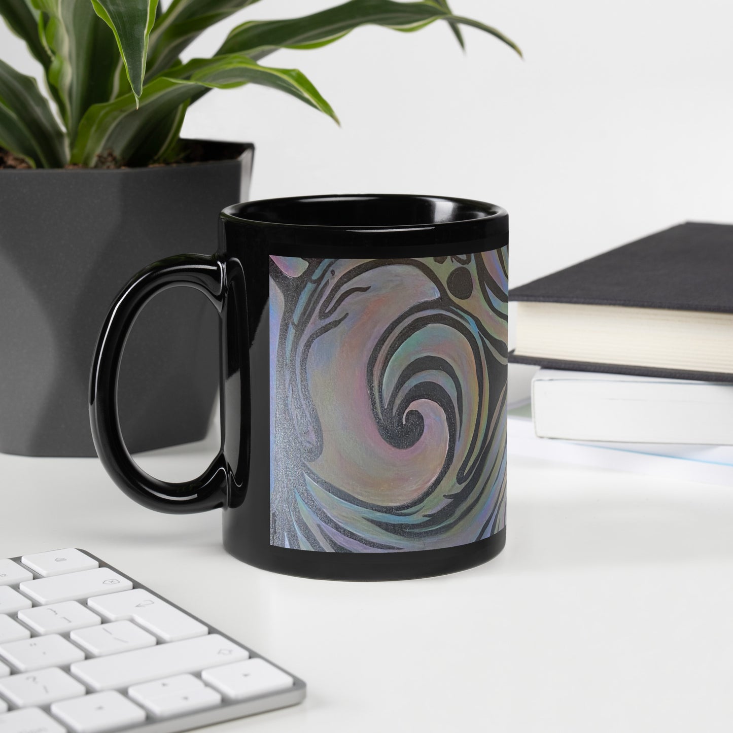 Dark Matter by Tyler Bentley | Black Glossy Mug