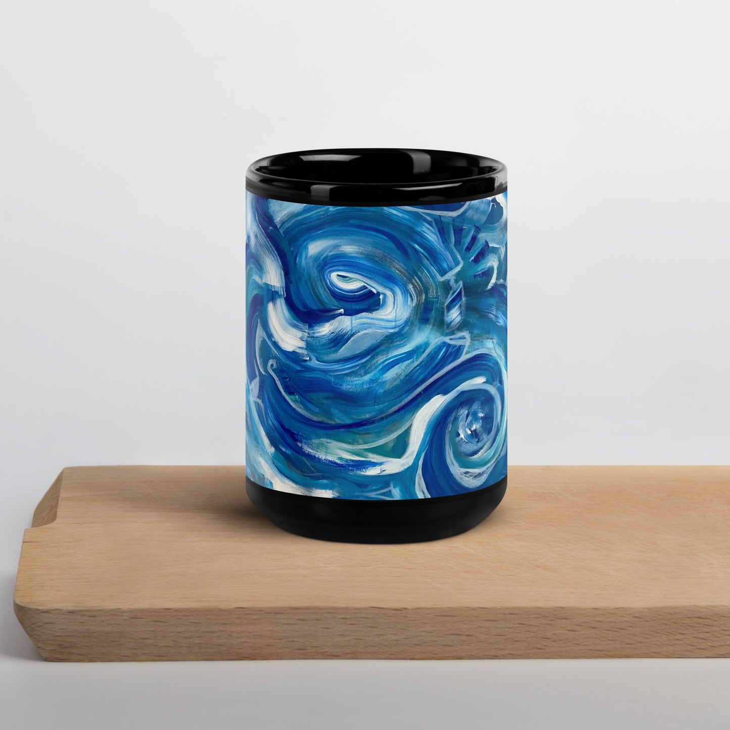 Wind by Tyler Bentley | Black Glossy Mug