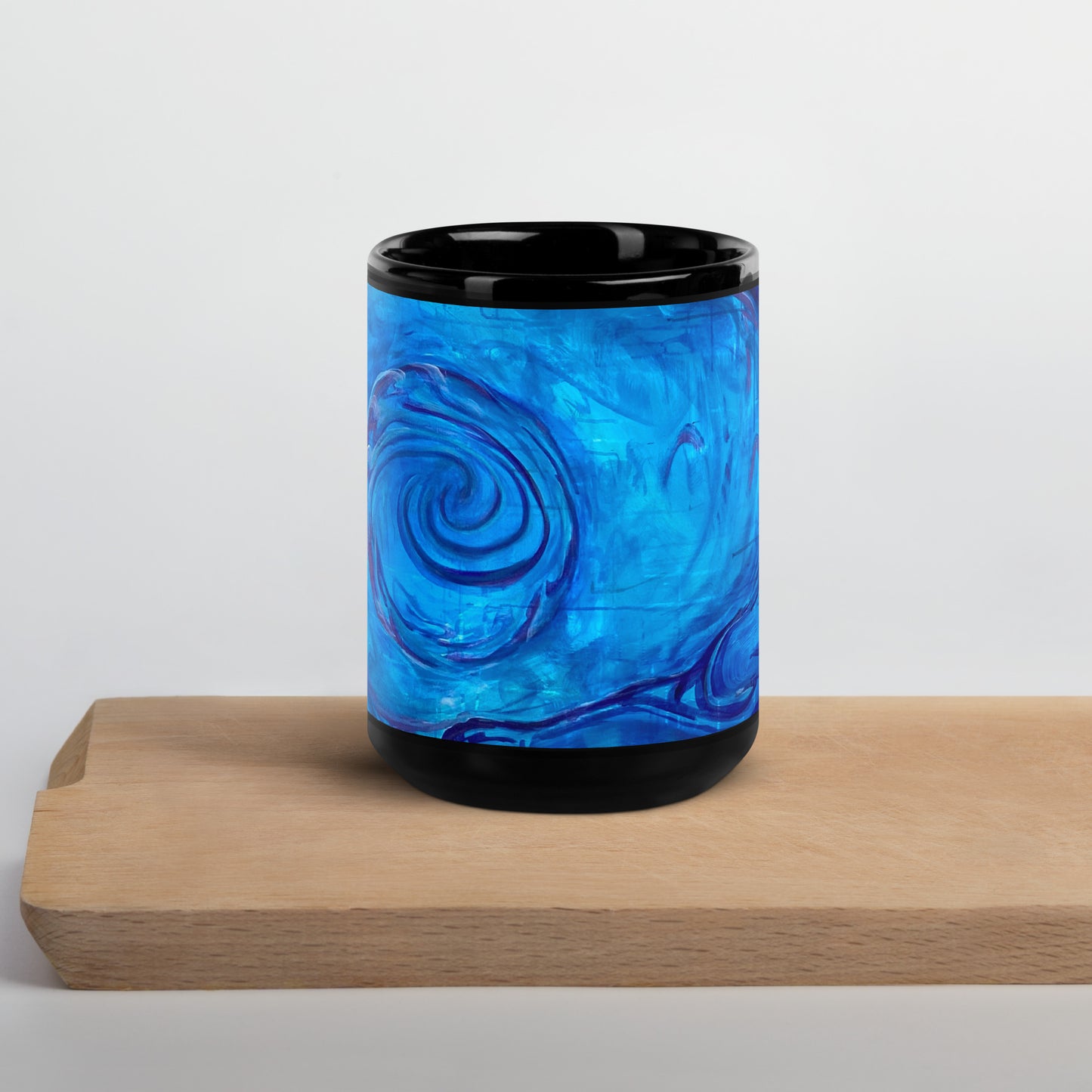 Water by Tyler Bentley | Black Glossy Mug