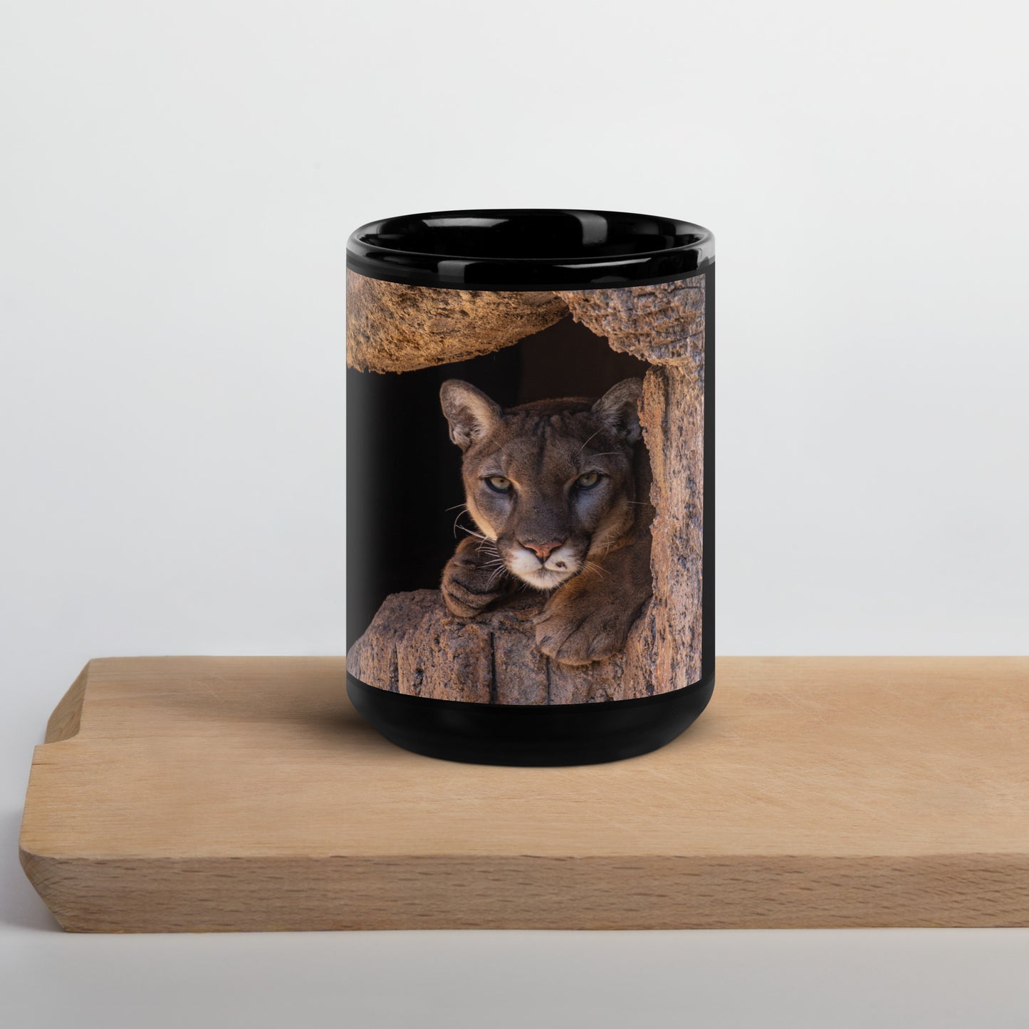 Cruz by Leslie Leathers Photography | Black Glossy Mug