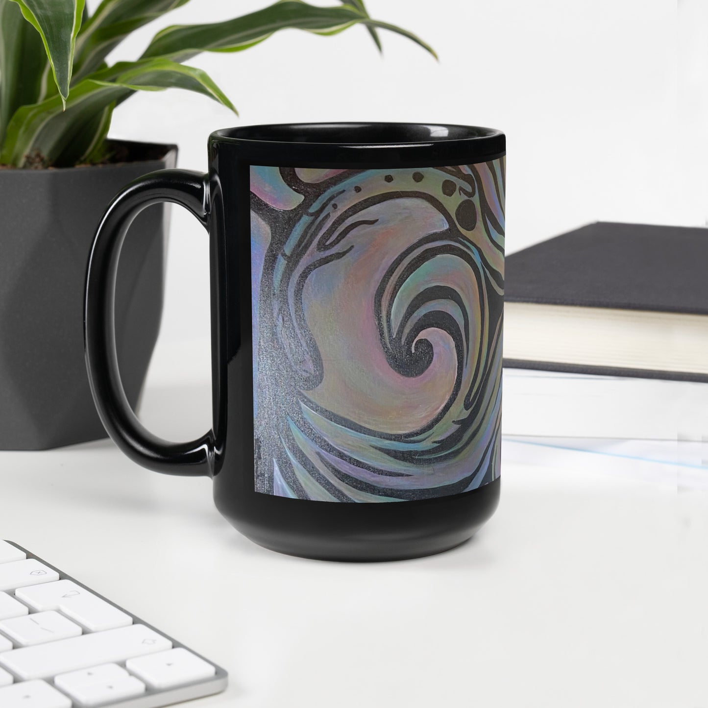 Dark Matter by Tyler Bentley | Black Glossy Mug