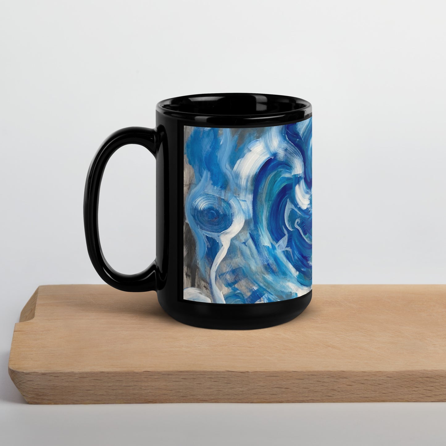 Wind by Tyler Bentley | Black Glossy Mug