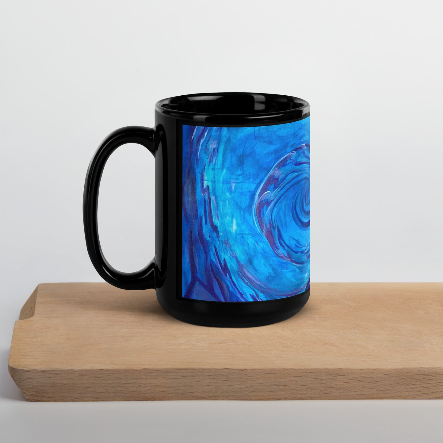 Water by Tyler Bentley | Black Glossy Mug