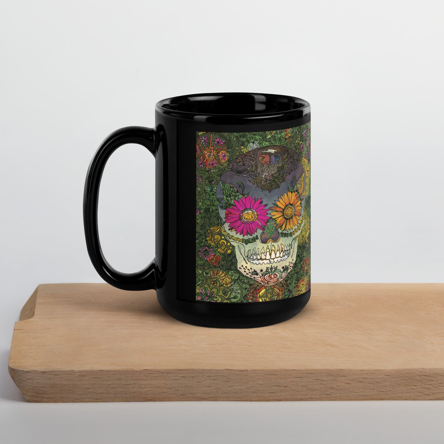 Day of Dissent by Lauri Kaye | Black Glossy Mug