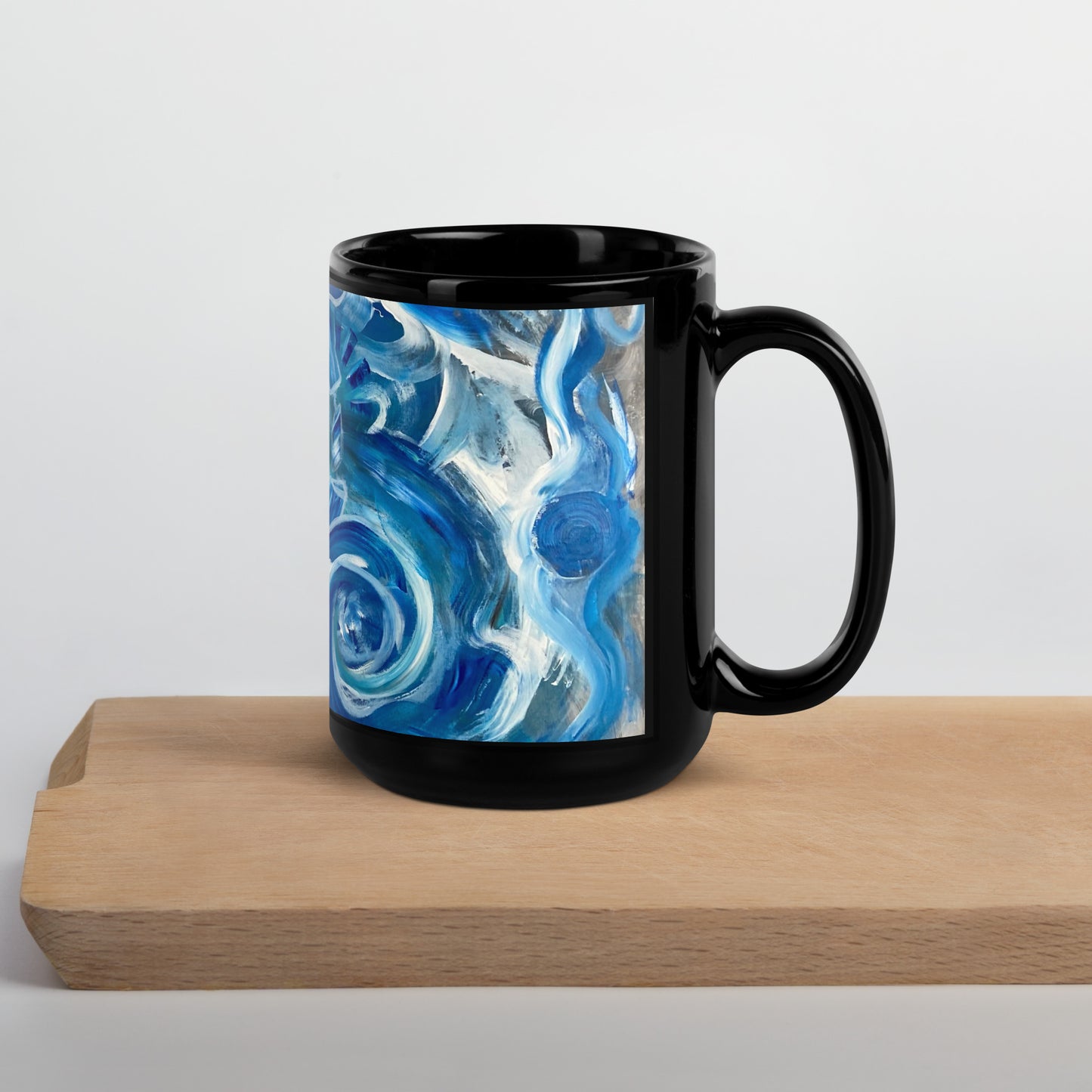 Wind by Tyler Bentley | Black Glossy Mug