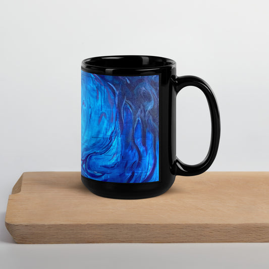 Water by Tyler Bentley | Black Glossy Mug