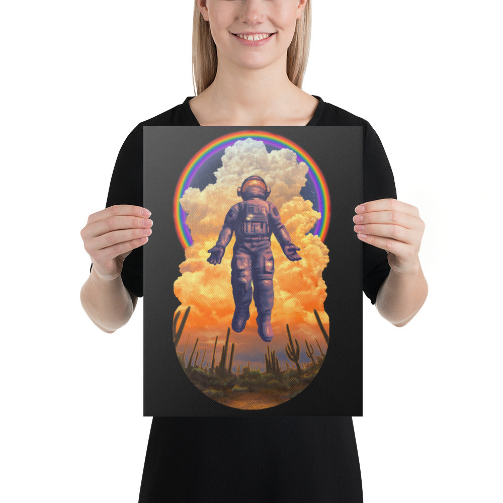 Spaceman Mural by Joe Pagac | Wrapped Canvas