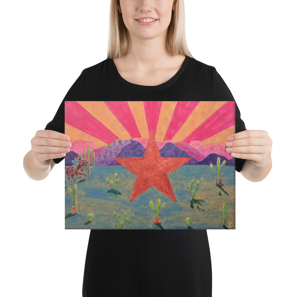 Love AZ by Suzanne Villella | Wrapped Canvas