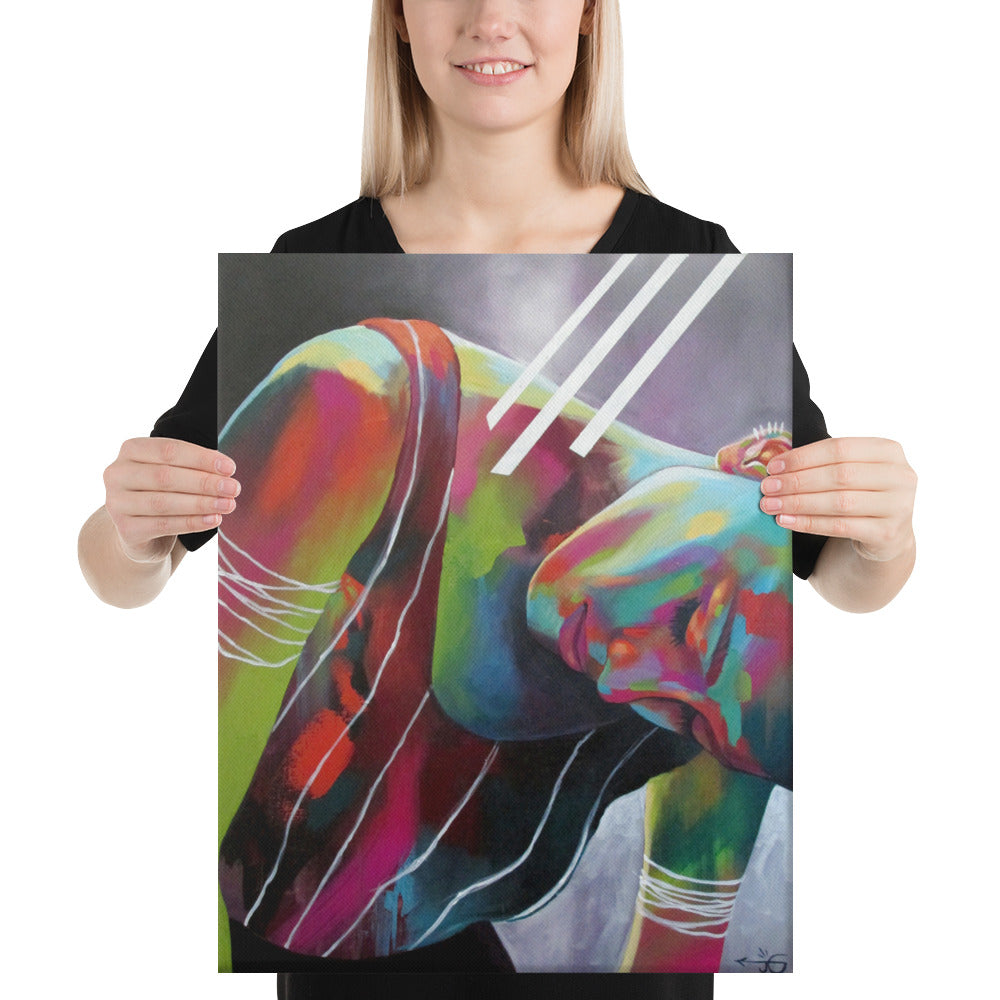 Dysregulation by Jessica Gonzales | Wrapped Canvas Print