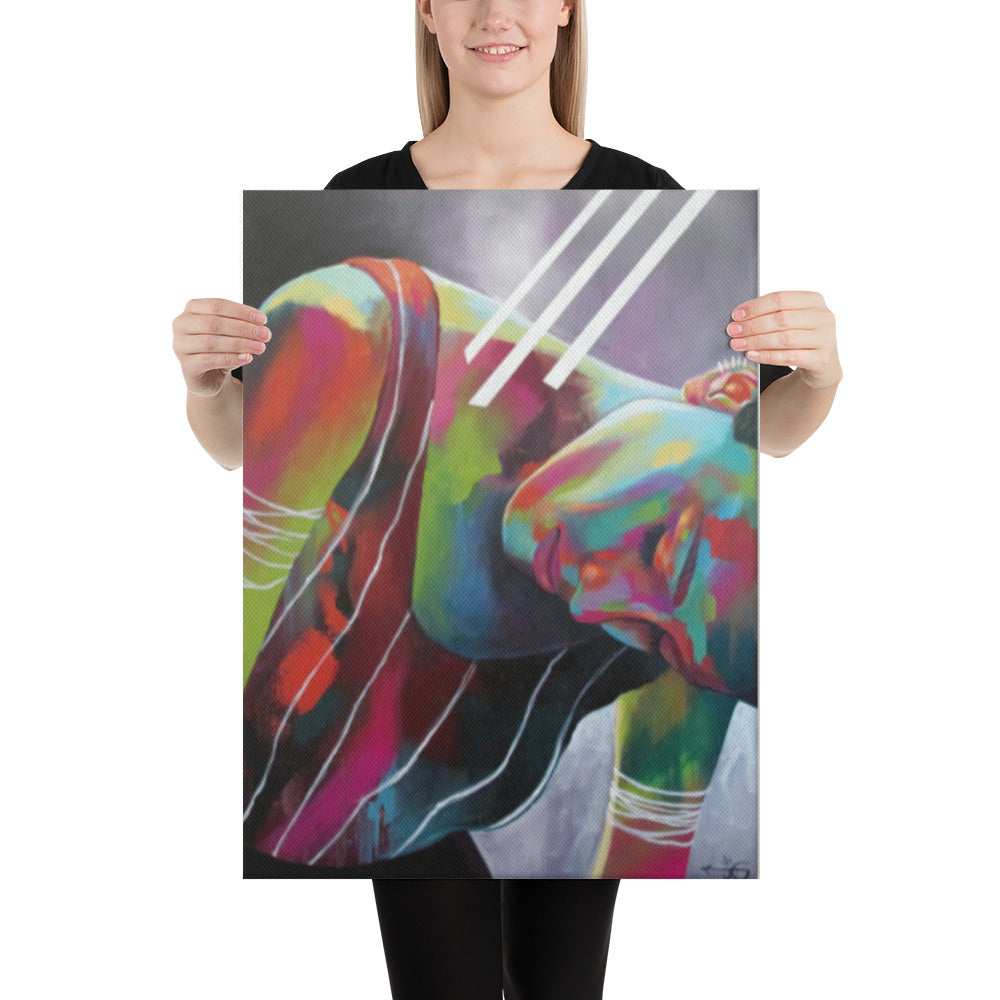 Dysregulation by Jessica Gonzales | Wrapped Canvas Print