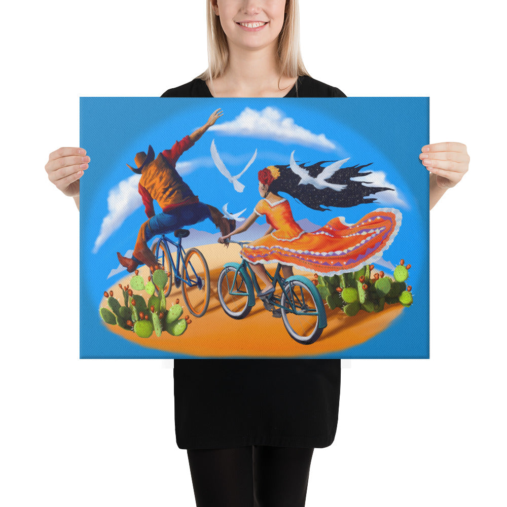 Epic Ride Duo Mural by Joe Pagac | Wrapped Canvas