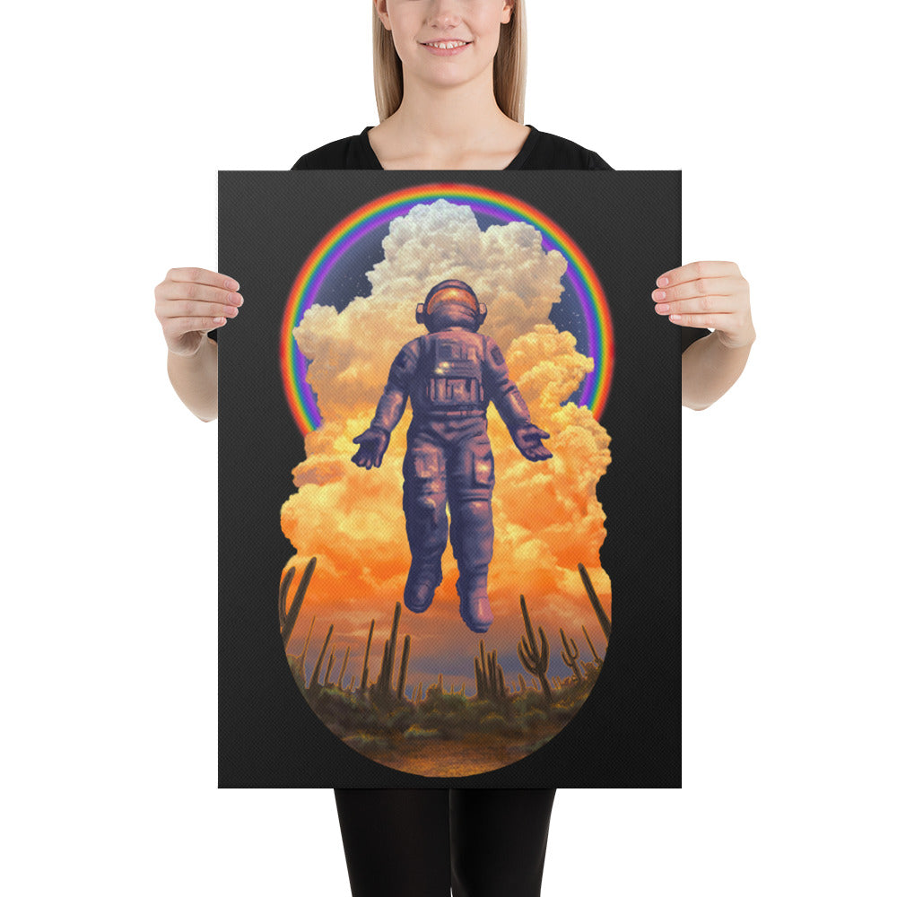 Spaceman Mural by Joe Pagac | Wrapped Canvas