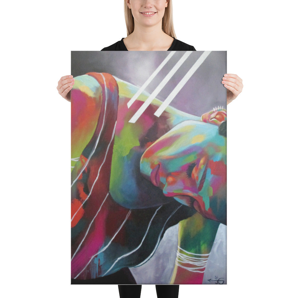 Dysregulation by Jessica Gonzales | Wrapped Canvas Print