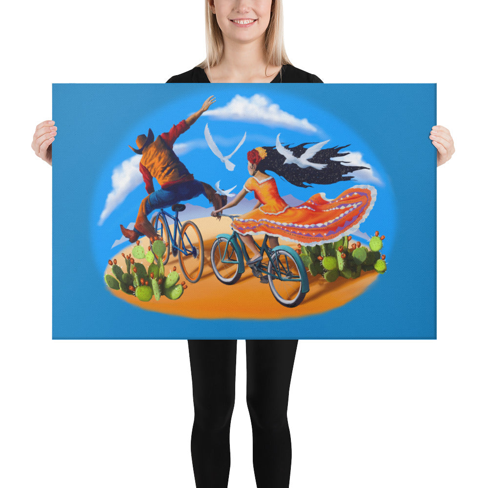 Epic Ride Duo Mural by Joe Pagac | Wrapped Canvas