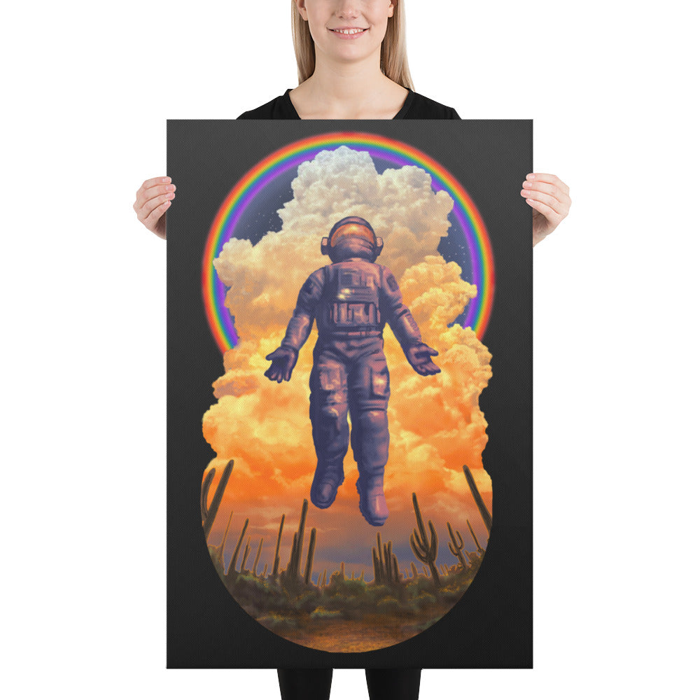 Spaceman Mural by Joe Pagac | Wrapped Canvas