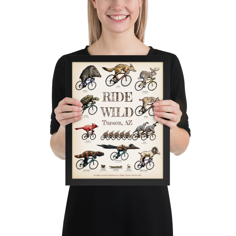 Ride Wild by Joe Pagac | Framed Poster