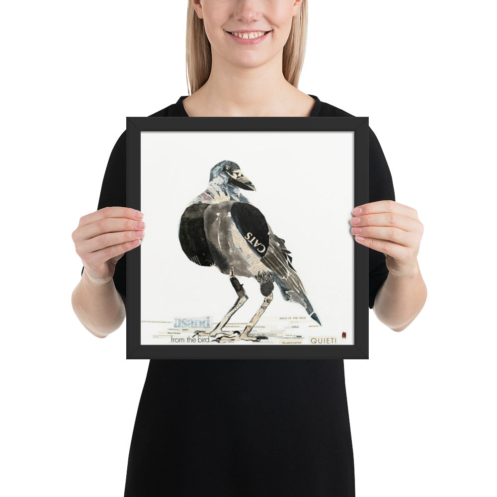 Birds Words by Amy Bumpus | Framed Poster