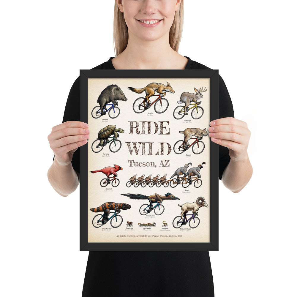 Ride Wild by Joe Pagac | Framed Poster