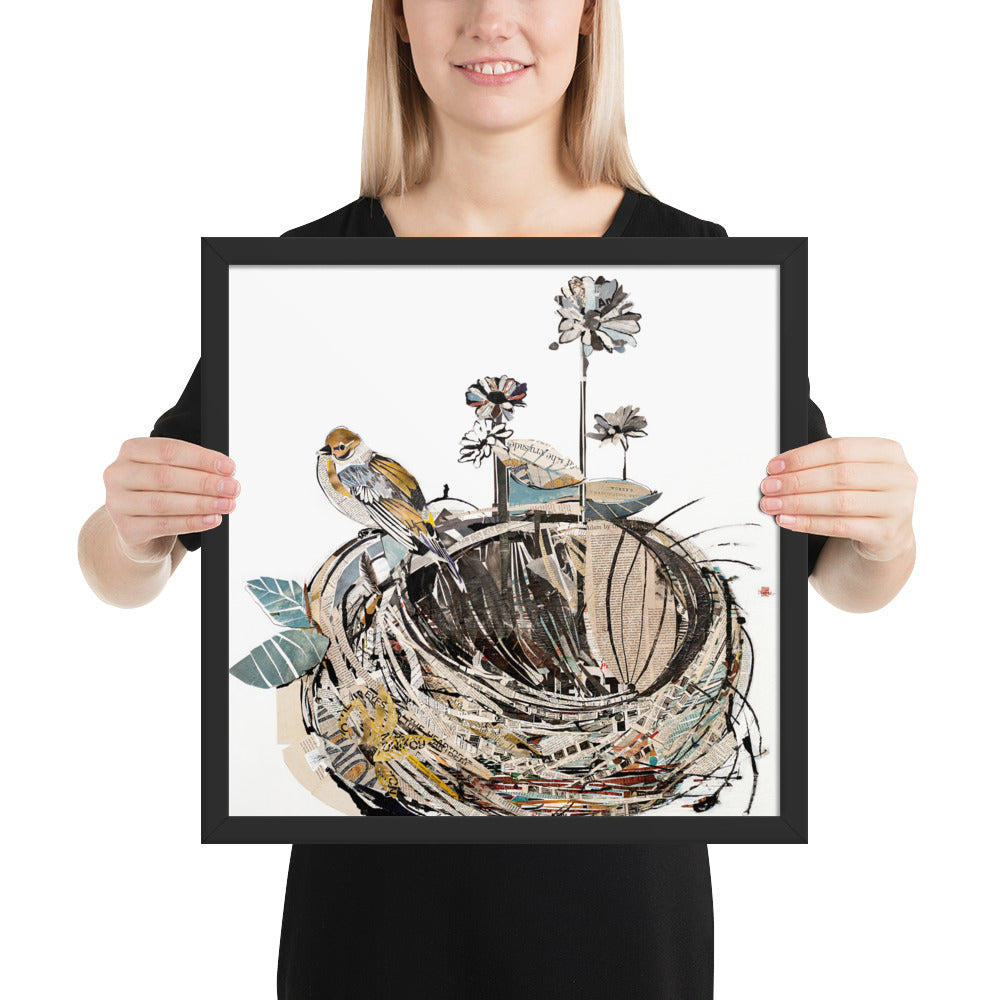 Empty Nest by Amy Bumpus | Framed poster