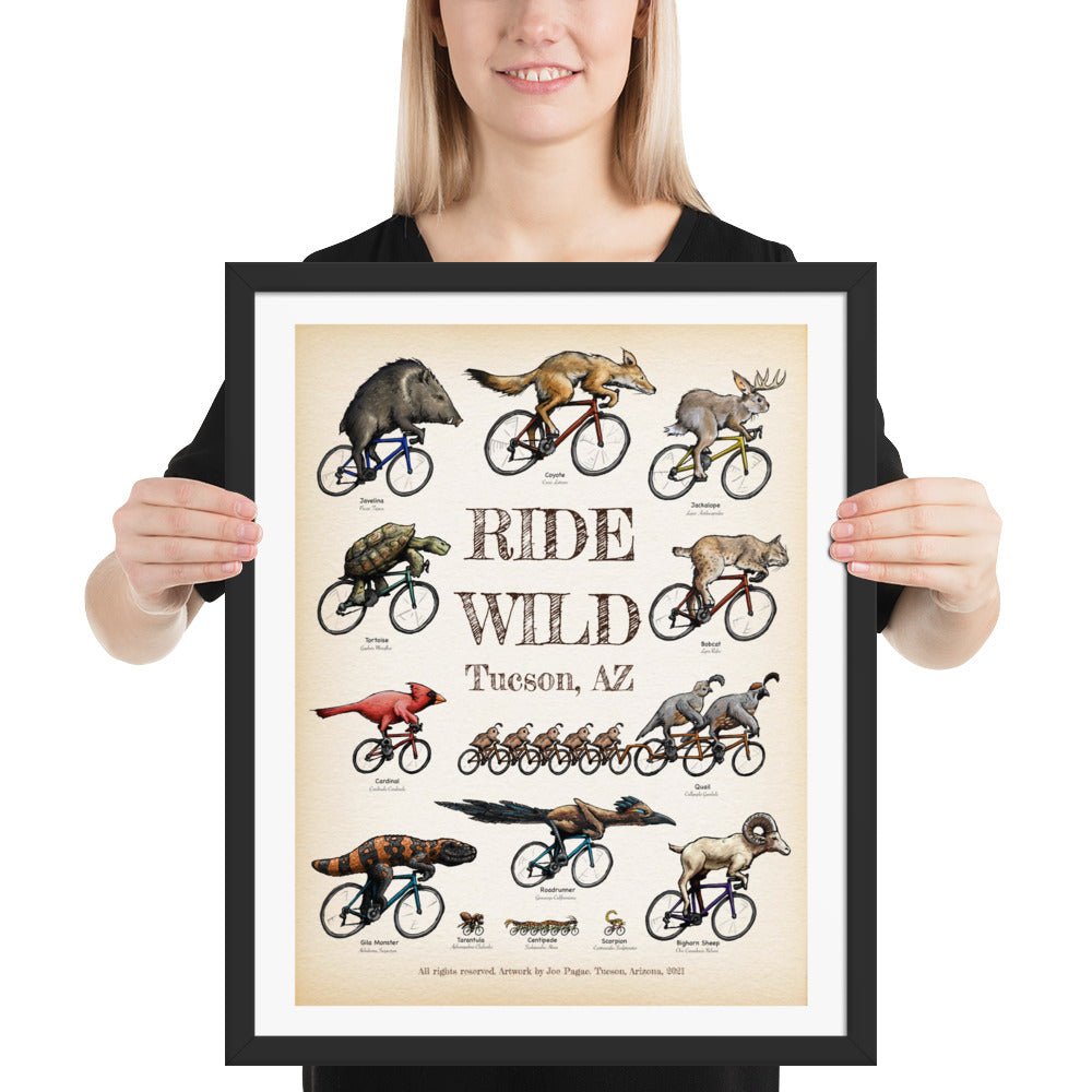 Ride Wild by Joe Pagac | Framed Poster