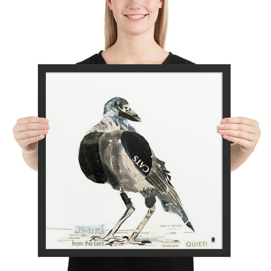 Birds Words by Amy Bumpus | Framed Poster