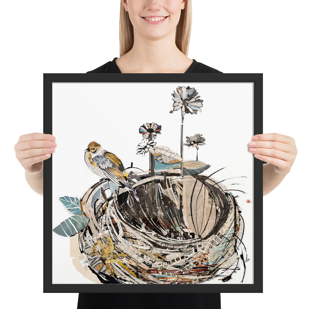 Empty Nest by Amy Bumpus | Framed poster