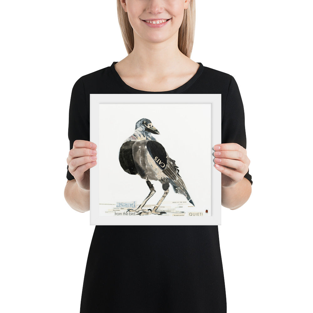 Birds Words by Amy Bumpus | Framed Poster