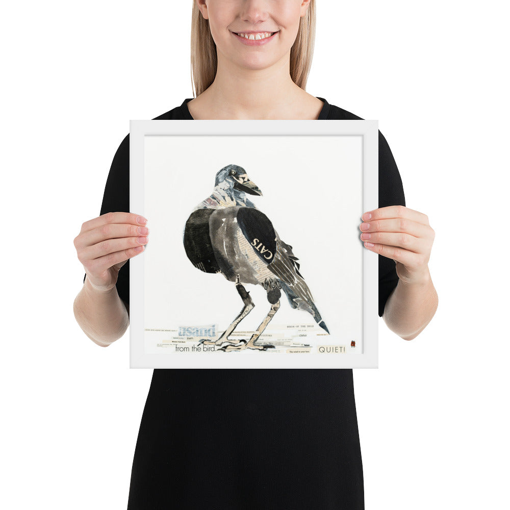 Birds Words by Amy Bumpus | Framed Poster