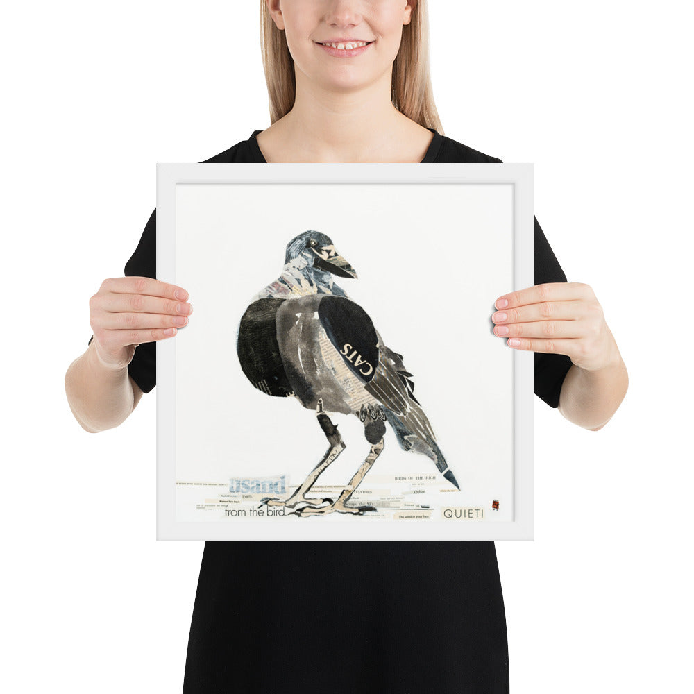 Birds Words by Amy Bumpus | Framed Poster